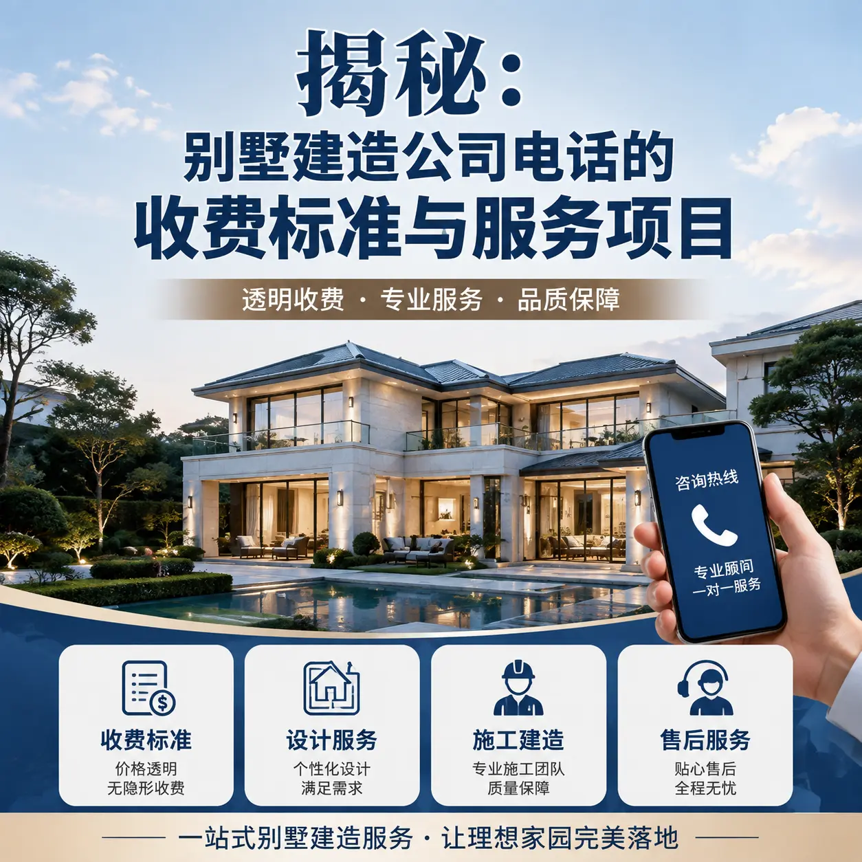揭秘:凯里别墅建造公司电话的收费标准与服务项目