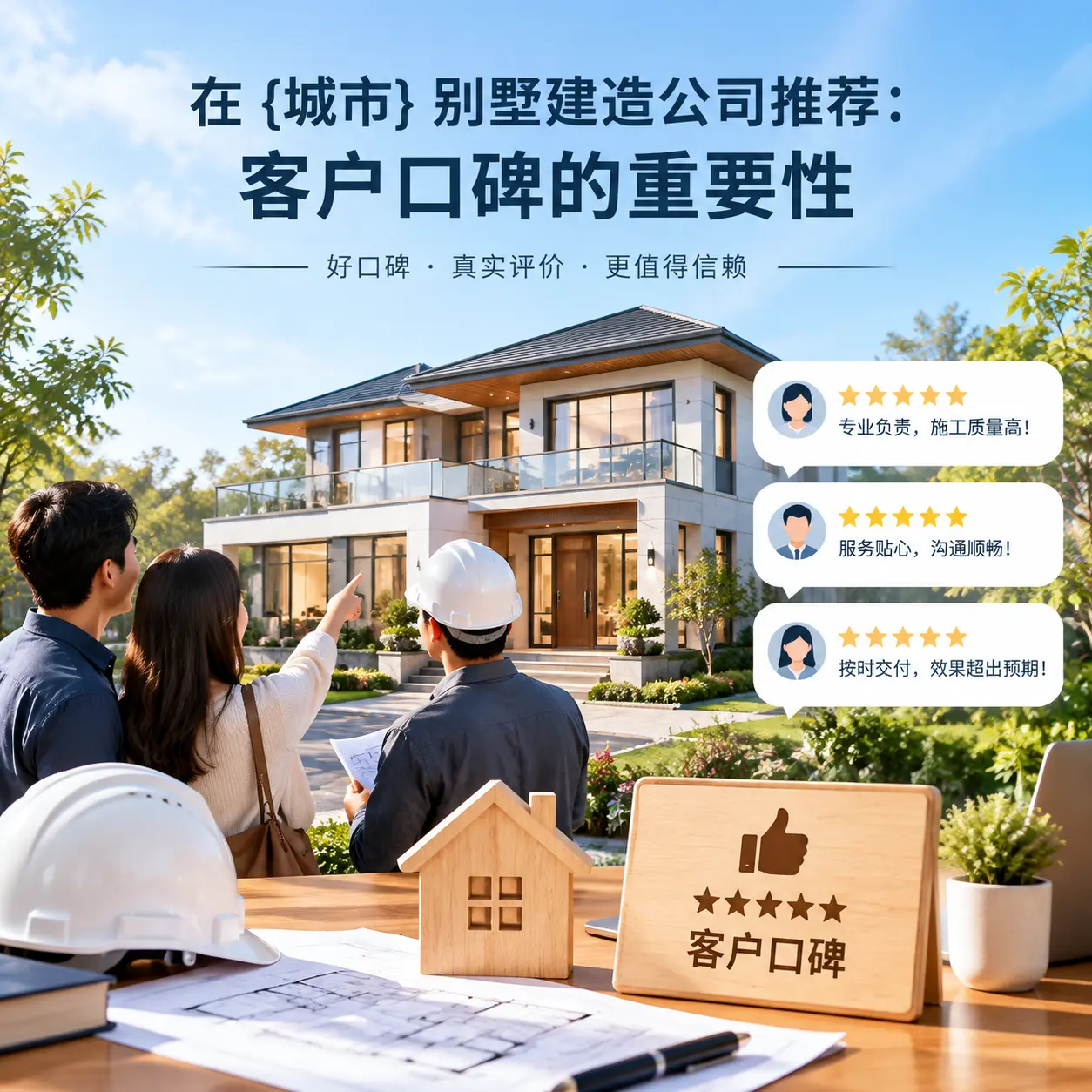 在 凯里 别墅建造公司推荐:客户口碑的重要性