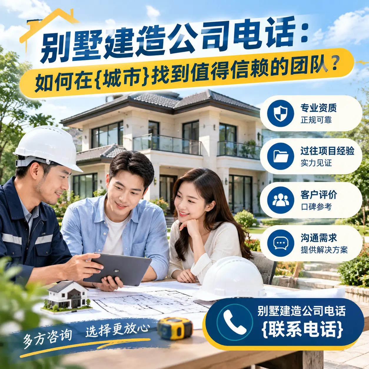 别墅建造公司电话:如何在凯里找到值得信赖的团队?
