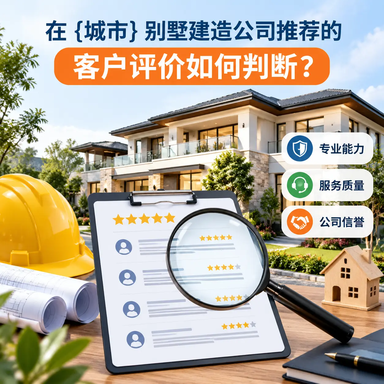 在 凯里 别墅建造公司推荐的客户评价如何判断?
