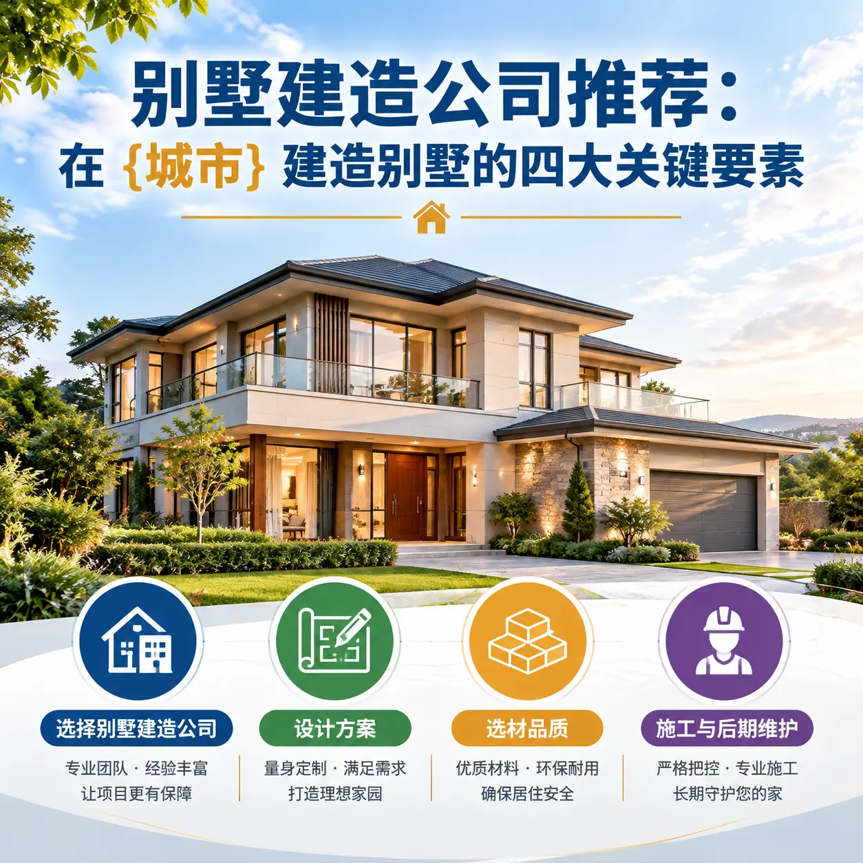 别墅建造公司推荐：在 凯里 建造别墅的四大关键要素