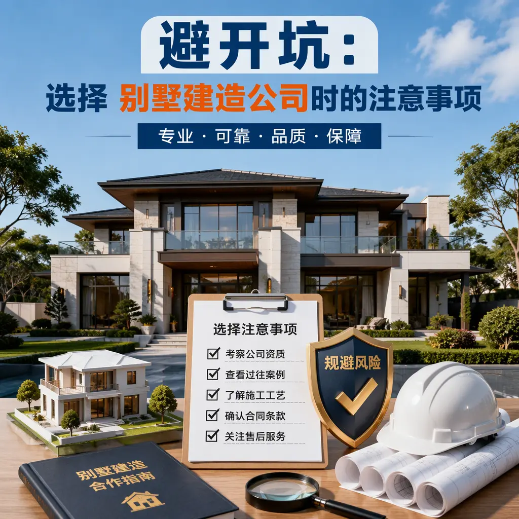 避开坑：选择 凯里 别墅建造公司时的注意事项