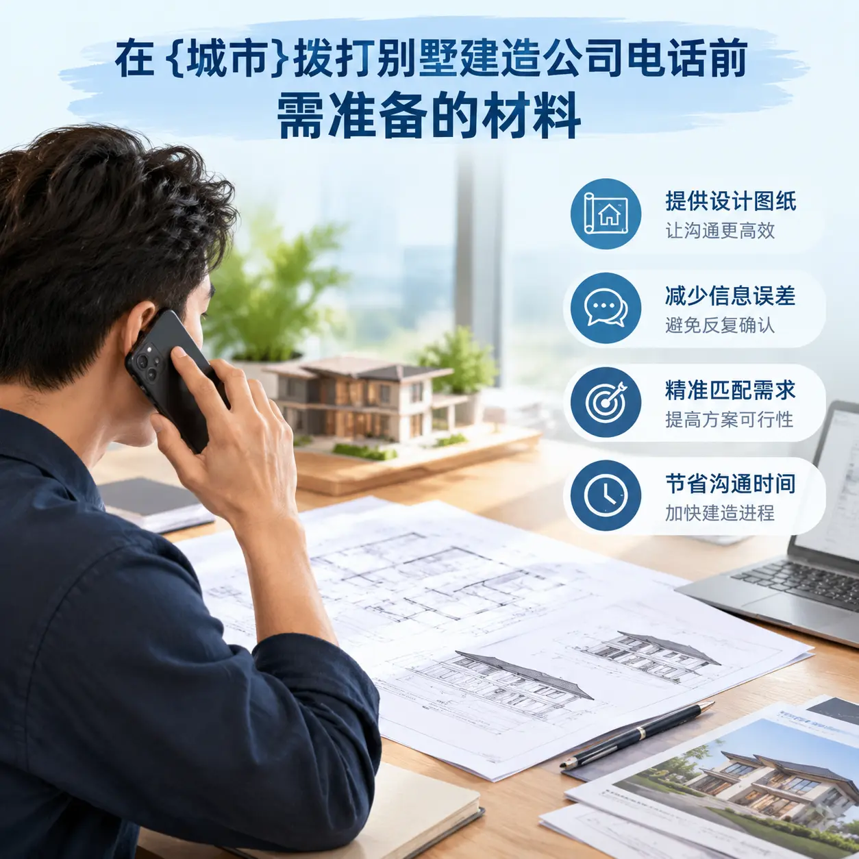 在凯里拨打别墅建造公司电话前需准备的材料