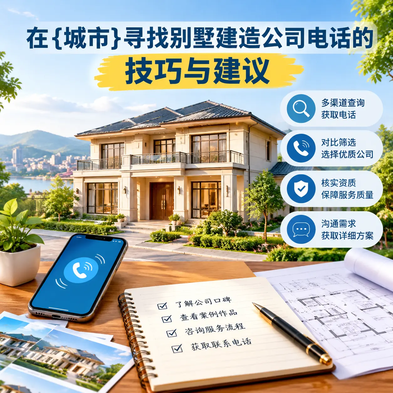 在凯里寻找别墅建造公司电话的技巧与建议