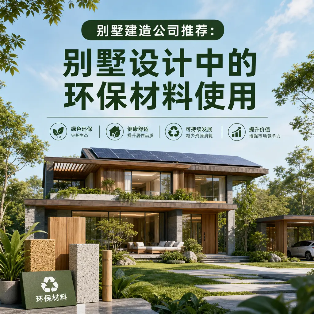 别墅建造公司推荐： 凯里 别墅设计中的环保材料使用